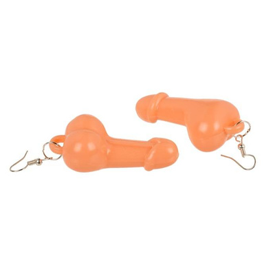 Plastikowe Kolczyki Wiszące Peniski - Penis Earrings