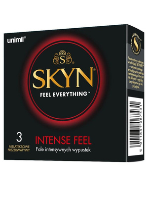 3 Prezerwatywy Unimil Skyn Intense Feel