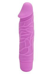 Mały Różowy Wibrator Silikonowy Penis - Silicone Classic