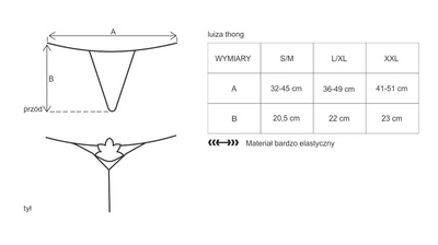 Erotyczne Stringi - Obsessive Luiza