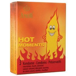 3 Prezerwatywy Amor Hot Moments