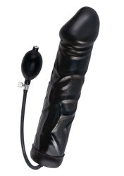 Czarny Pompowany Penis - Giant Latex Balloon