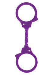 Elastyczne Silikonowe Kajdanki na Ręce - Stretchy Fun Cuffs Purple