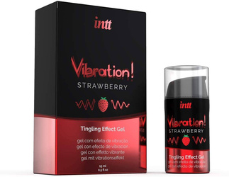 INTT WIBRATOR W PŁYNIE  Smaku Truskawki - 15ml Liquid Vibrator 