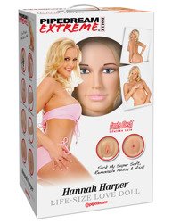 Piękna Blond Dmuchana Lala 3D do Kochania - Hannah Harper