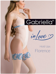Pończochy Samonośne Florence  - Gabriella 626