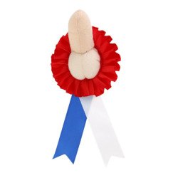 Przypinany Kotylion - Order Penis Award Ribbon Willy