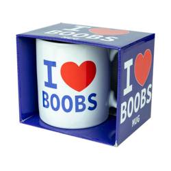 Śmieszny Kubek Dla Miłośników Piersi - I Love Boobs Mug
