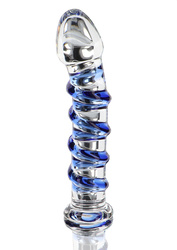 Szklane Dildo ze Spiralą - G-Spot Gemstone Toy Joy