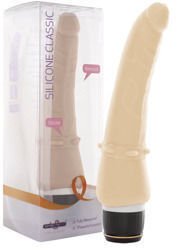 Wibrator Analny Silikonowy Super-Cienki Silicone Classic