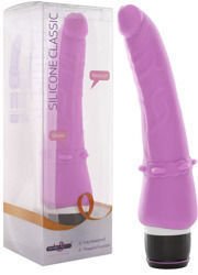 Wibrator Analny Silikonowy Super-Cienki Silicone Classic