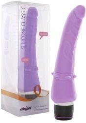 Wibrator Analny Silikonowy Super-Cienki Silicone Classic