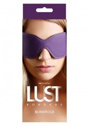 Winylowa Maska Na Oczy - Lust Bondage Blindfold Purple