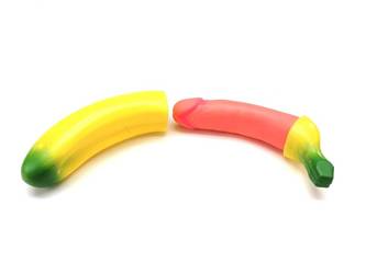 Zabawka Banan z Ukrytym Penisem - Man's Sexy Squirting Banana