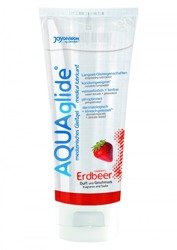 Żel Nawilżający Truskawkowy - Aqua Glide Erdbeer 100 ml