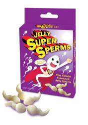 Żelki Plemniki O Smaku Pina Colady - Jelly Super Sperms