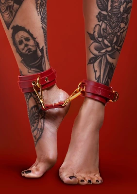  Kajdanki na Nogi Bondage in Luxury Ankle Cuffs BDSM TABOOM 17151