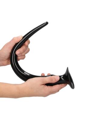 Ass Spike Dildo - 42 cm - Black, Długa Sonda