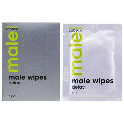 Chusteczki Opóźniające Wytrysk - Male Wipes Delay 6 x 2,5 ml