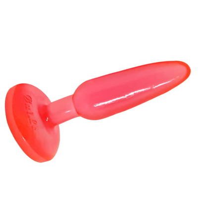 Czerwona Żelowa Wtyczka Analna Średnia - Butt Plug 15 cm