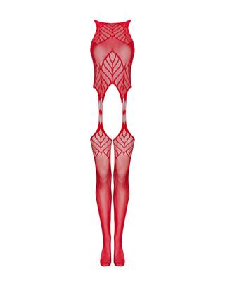 Czerwony Bodystocking N122 Obsessive