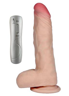 Dildo Obrotowy Penis Cyber Skóra - LoveClonex Hades 7,5"