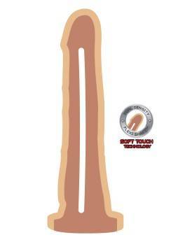 Długie Dildo Żyły Stymulujące - Get Real 7" 20cm