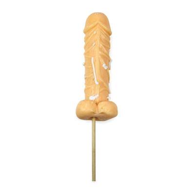 Duży Czekoladowy Penis Do Lizania - Milk Chocolate Flavour Cum Pop