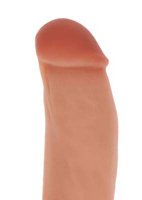 Gruby Silikonowy Penis Z Jądrami - Silicone Dildo 7" 17,5cm