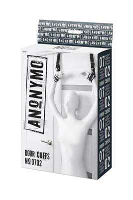 Kajdanki Mocowane Na Drzwi - Anonymo Door Cuffs No 0702 Silver