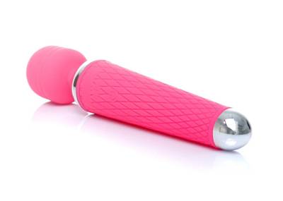 Masażer Silikonowy Power Massager Wand Różowy