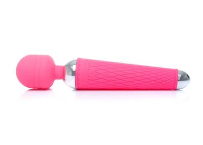 Masażer Silikonowy Power Massager Wand Różowy