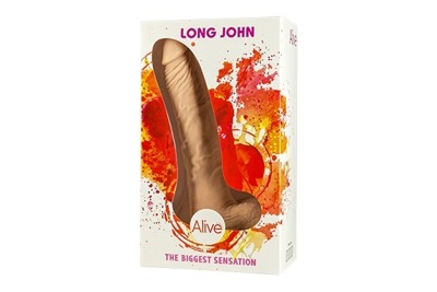 Naturalne Żelowe Dildo - Długi Penis Alive Long John