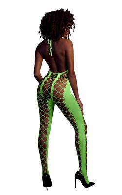 Neonowy Bodystocking Ouch! 835 Green 