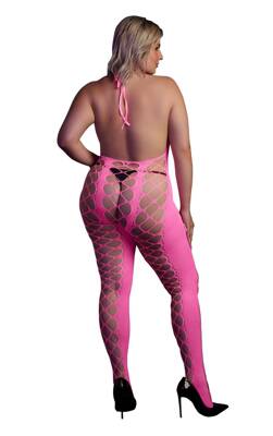 Neonowy Bodystocking Ouch! 835 Pink