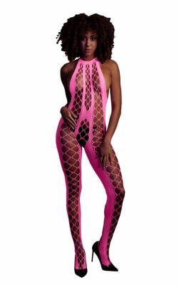 Neonowy Bodystocking Ouch! 835 Pink