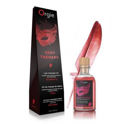 ORGIE Zestaw do Masażu Sexy Therapy Strawberry 100ml