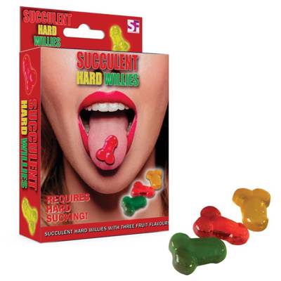 Owocowe Peniski Cukierki - Succulent Hard Willies 90g