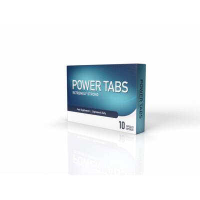 POTENCJA I EREKCJA Power Tabs - 10 kapsułek Tabletki Na POTENCJĘ 