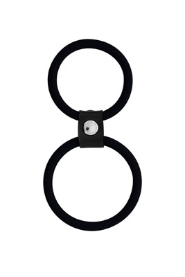 Pierścień Na Penisa i Jądra - Dual Rings Menzstuff Black