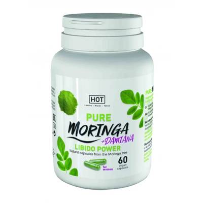 Pobudzające Tabletki Dla Kobiet - Premium Moringa +Damiana Libido Power 60 Szt.