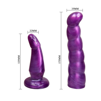 Podwójny Damski Sztuczny Członek - Dildo na Paskach Ultra Female Harness