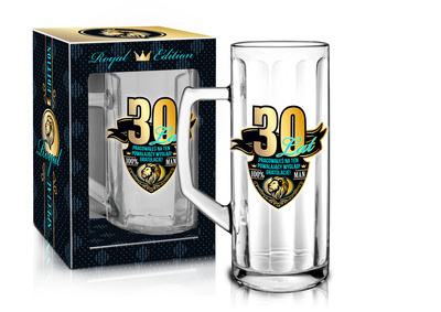 ROYAL EDITION - Kufel do Piwa 500ml - 30 lat