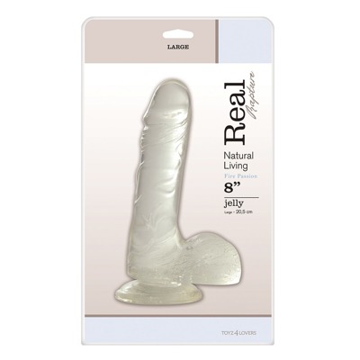 Realistyczny Fantom Penisa Dildo Real Rapture 8"