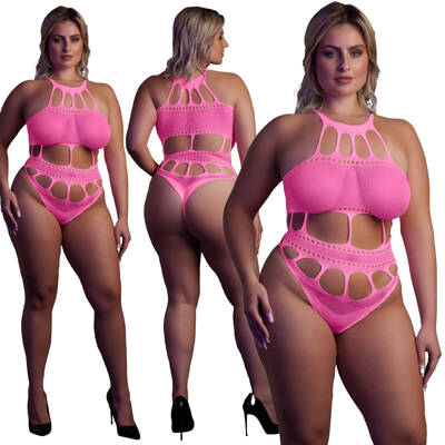 Sexy Niesamowiete Neonowe Body Ouch! 832 Pink