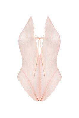 Sexy Ponętne Body Lannuit Livco Corsetti Peach