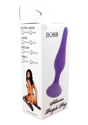 Silikonowy Korek Analny - Boss Large