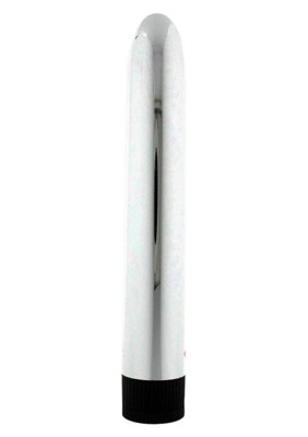 Srebrny Wibrator Klasyczny Sensuously Smooth 17 cm