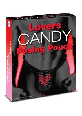 Stringi Męskie z Cukierków Serce - Lovers Candy Posing Pouch