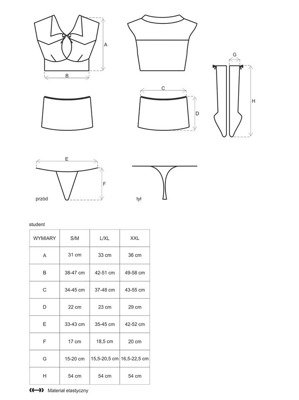 Szkolny Strój Studentki Obsessive - Student